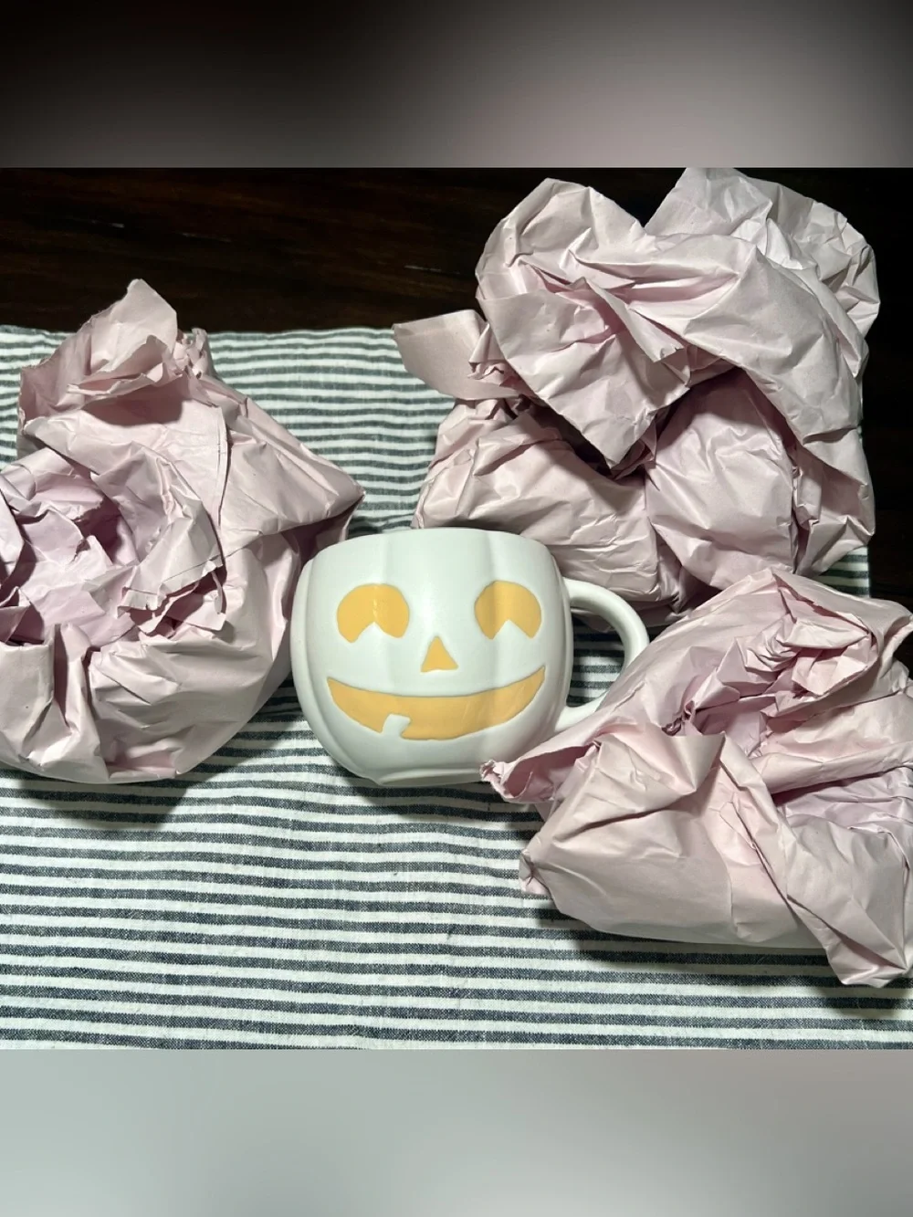 Pottery Barn Mugs Jack-o-Lantern